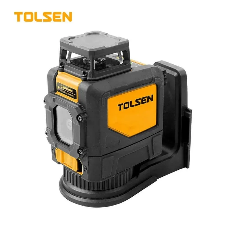 TOLSEN Green Beam Self Leveling 360° Horizontal Cross Line Laser Level Industrial