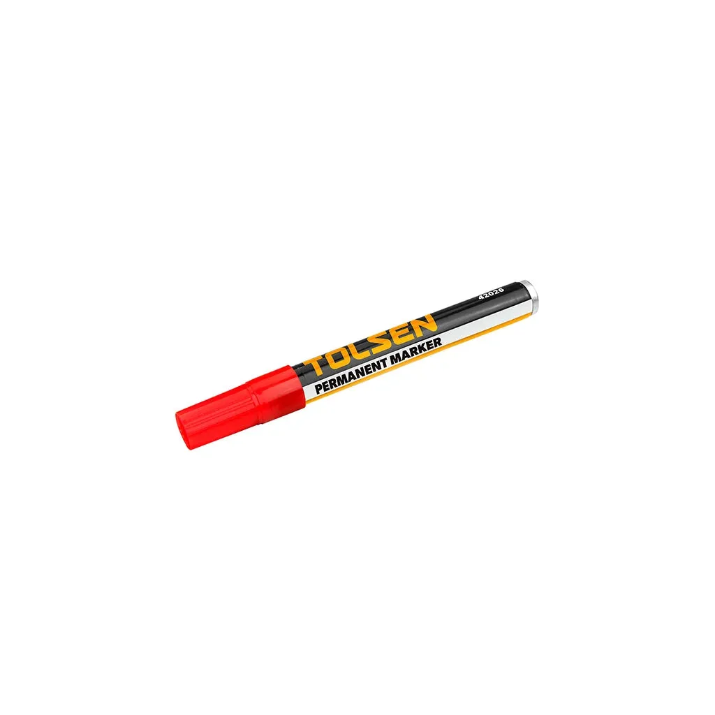 TOLSEN Permanent Marker Red