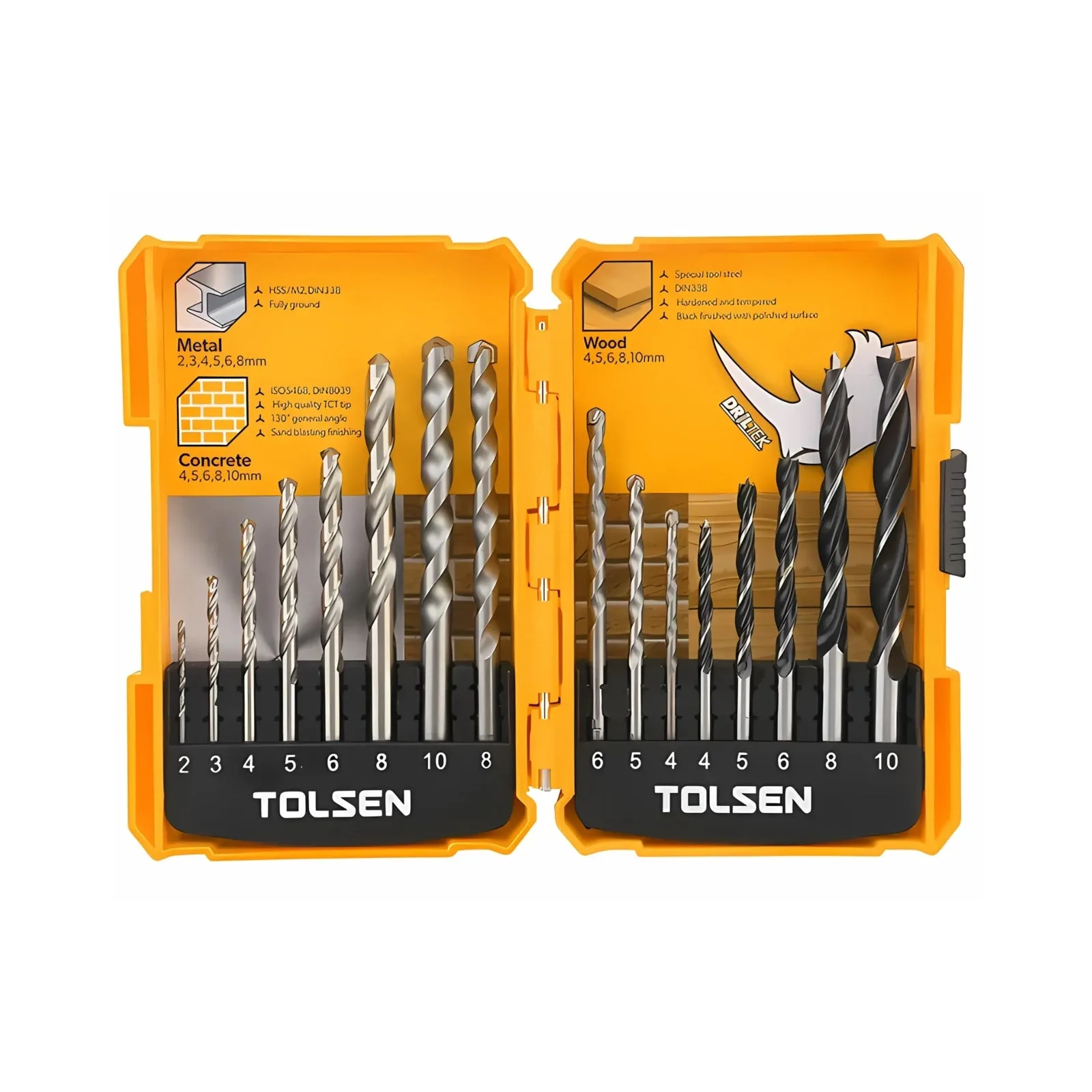 TOLSEN Drill Bits Set