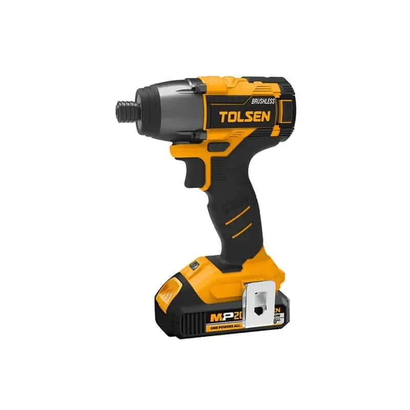TOLSEN Li Ion Brushless Cordless Impact Driver Industrial