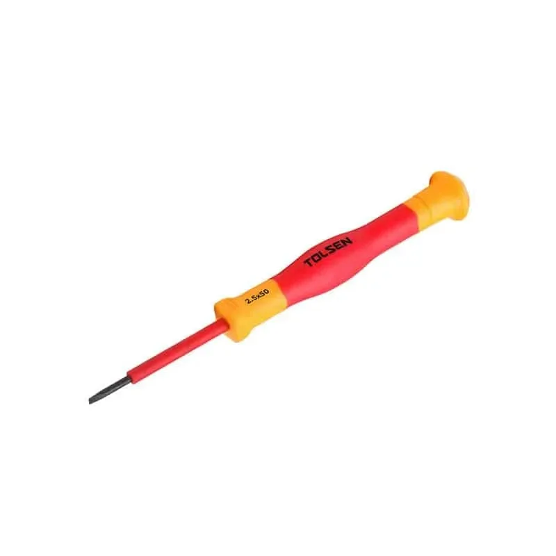 TOLSEN Insulated Precision Slotted Screwdriver